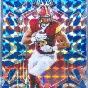 2024 Mosaic Brian Robinson Jr. Mosaic Reactive Blue 219 Commanders