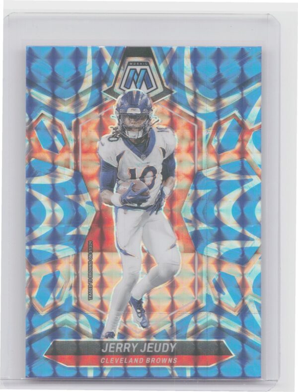 2024 Panini Mosaic Jerry Jeudy Mosaic Reactive Blue 53 Browns