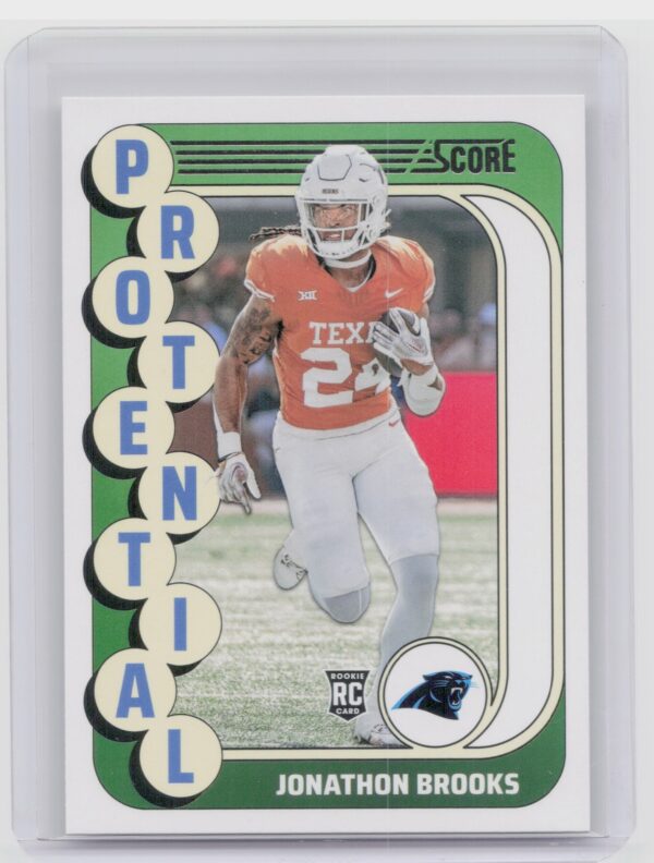 2024 Panini Score Jonathan Brooks Potential #14 Panthers