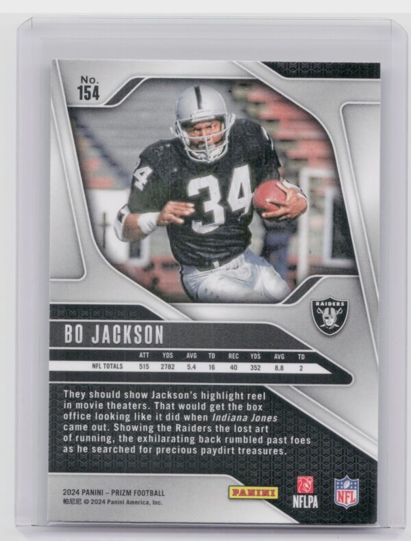2024 Prizm Bo Jackson 154 Raiders - Image 3