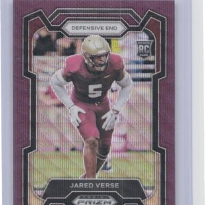 2024 Prizm Collegiate Draft Picks Jared Verse Purple Wave 114 Seminoles