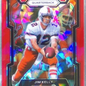 2024 Prizm Collegiate Draft Picks Jim Kelly Red Ice 9 Hurricanes