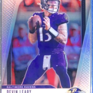 2024 Prizm Devin Leary Silver RC 327 Ravens