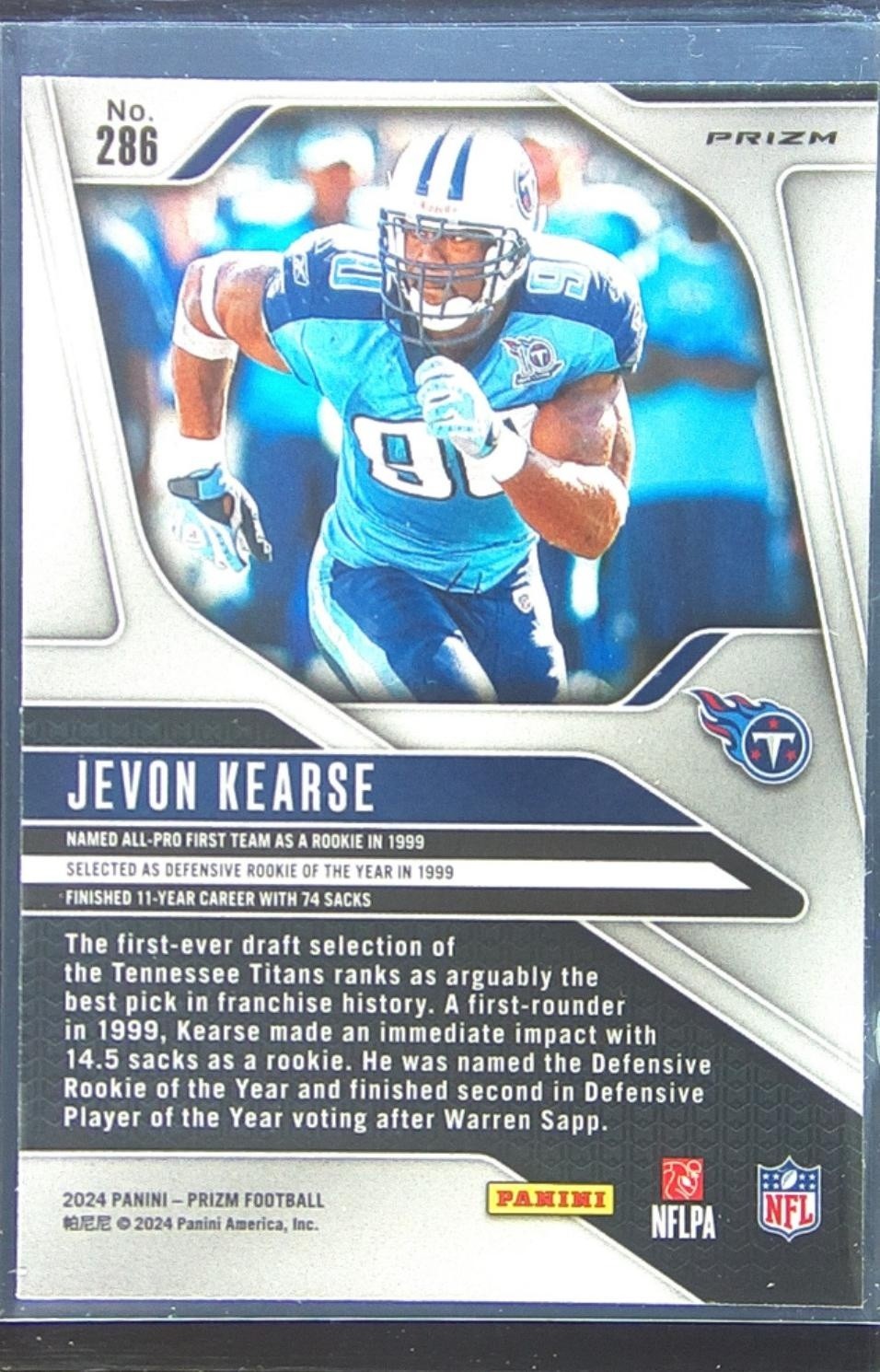 2024 Prizm Jevon Kearse Silver #286 Titans - Image 3