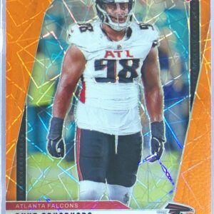 2024 Prizm Ruke Orhorhoro Orange Lazer RC 386 Falcons