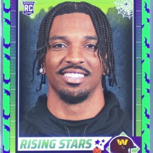 2024 Score-A-Treat Jayden Daniels RC #26 Commanders Rising Stars Green Bats