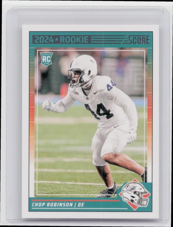 2024 Score Chop Robinson RC #322 Dolphins