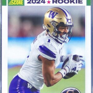 2024 Score Rome Odunze RC #6 Bears 35th Anniversary Rookies