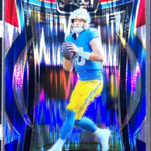 2024 Select Justin Herbert Red & Blue Prizm Shock #41 Chargers