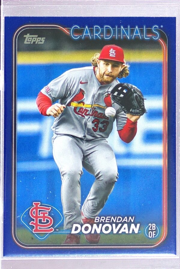 2024 Topps Brendan Donovan Royal Blue #7 Cardinals