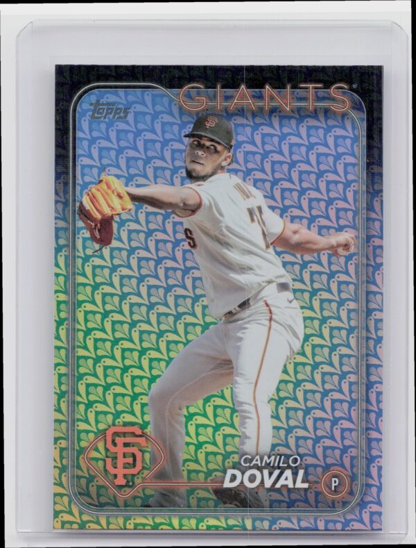 2024 Topps Camilo Doval Holiday #213 Giants