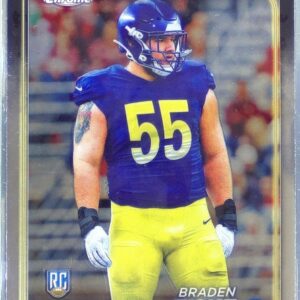2024 Topps Chrome Braden Fiske RC #273 Rams