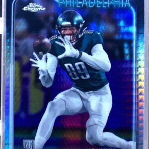 2024 Topps Chrome Johnny Wilson Prism Refractor RC #231 Eagles