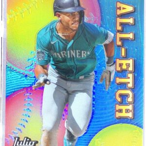 2024 Topps Chrome Julio Rodriguez #CAE-7 Mariners Chrome All Etch