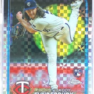 2024 Topps Chrome Kody Funderburk X Fractors #297 Twins