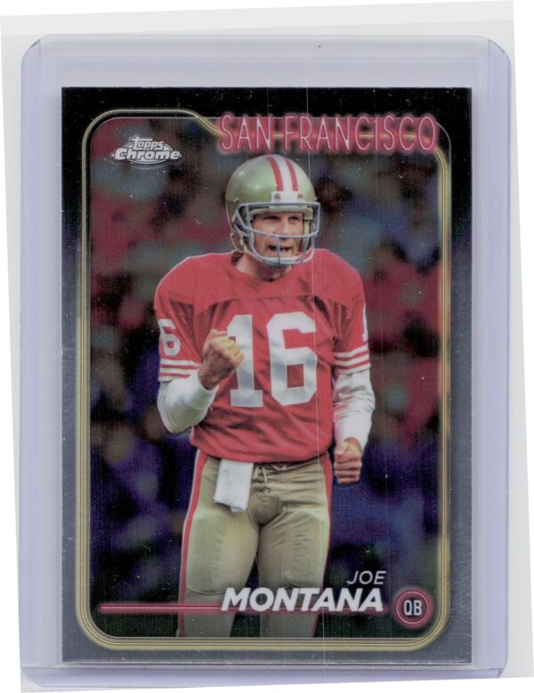 2024 Topps Chrome Sapphire Edition Joe Montana #177 49ers