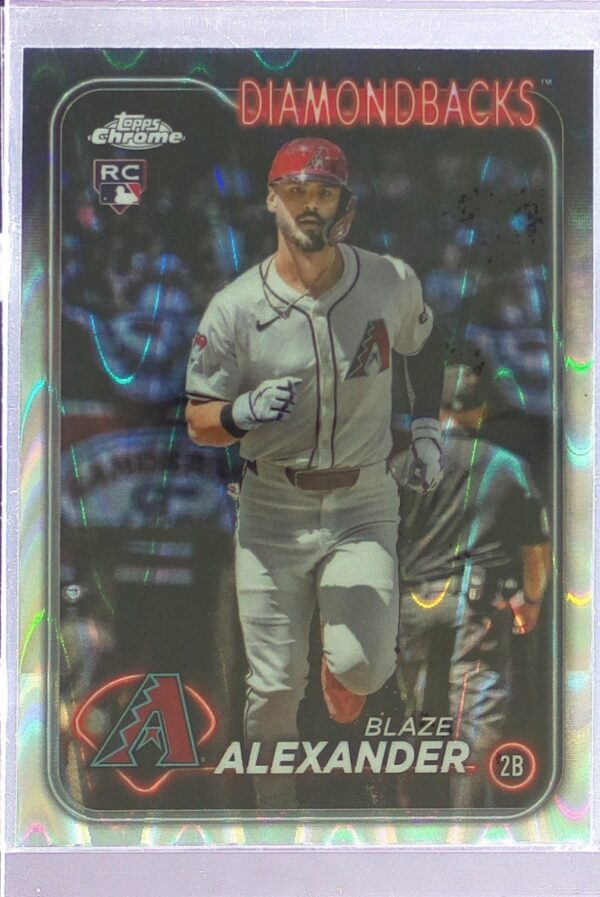 2024 Topps Chrome Update Blaze Alexander RayWave Refractors RC #USC53