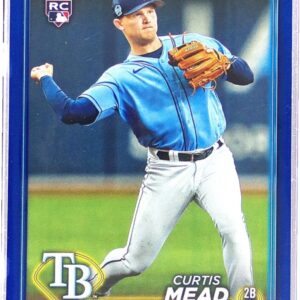 2024 Topps Curtis Mead Royal Blue RC #82 Rays