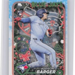 2024 Topps Holiday Addison Barger Rookie H181 Blue Jays