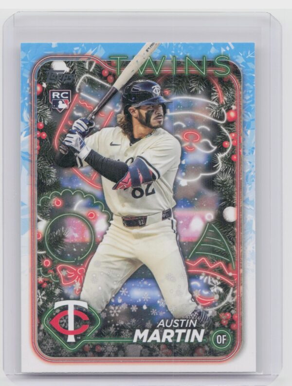 2024 Topps Holiday Austin Martin Rookie H67 Twins