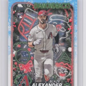 2024 Topps Holiday Blaze Alexander RC #H69 Diamondbacks