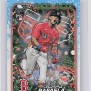2024 Topps Holiday Ceddanne Rafaela Rookie H121 Red Sox