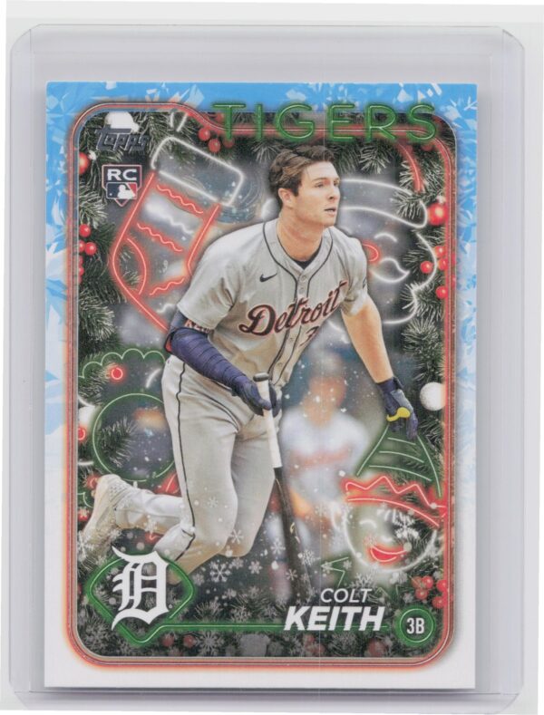 2024 Topps Holiday Colt Keith Rookie H62 Tigers