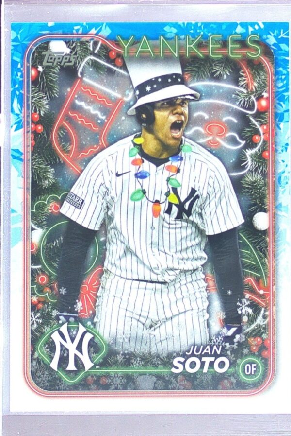 2024 Topps Holiday Juan Soto SP VAR Top Hat #H162 Yankees