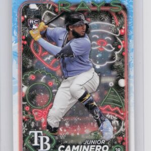 2024 Topps Holiday Junior Caminero RC #H25 Rays