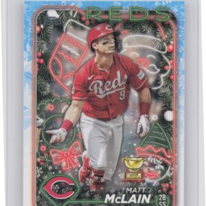 2024 Topps Holiday Matt McLain #H185 Reds