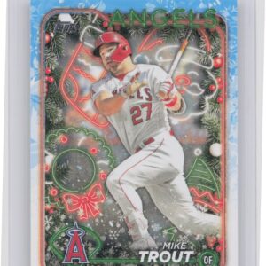 2024 Topps Holiday Mike Arout H27 Angels
