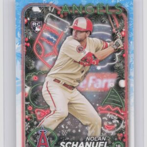 2024 Topps Holiday Nolan Schanuel RC #H59 Angels