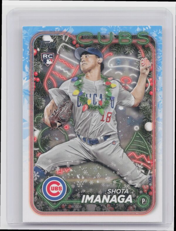 2024 Topps Holiday Shota Imanaga RC #H84 Cubs