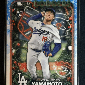 2024 Topps Holiday Yoshinobu Yamamoto Rookie RC Dodgers H88
