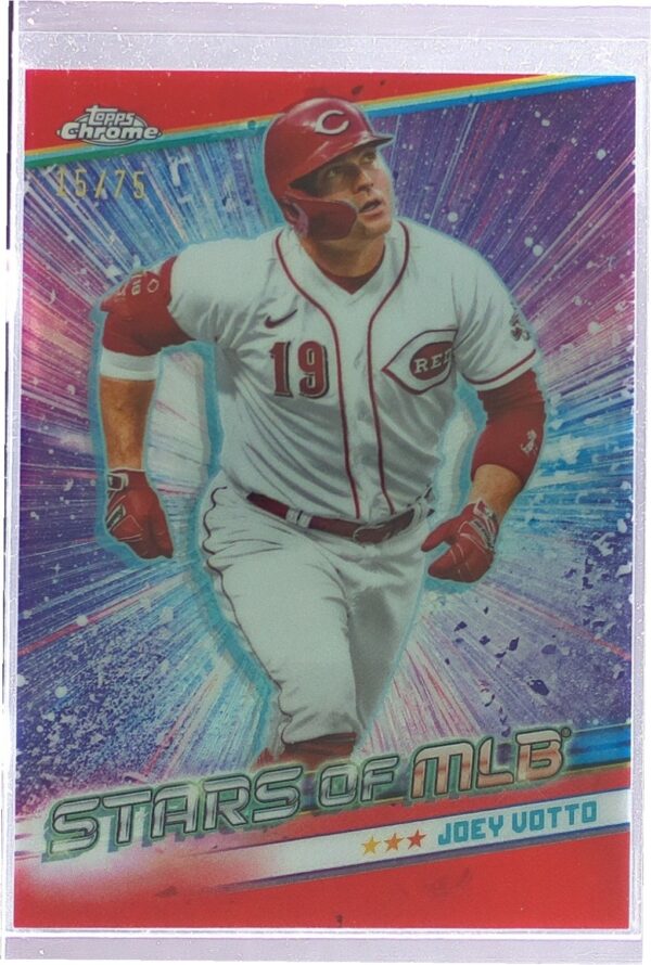 2024 Topps Joey Votto /75 #CSMLB-39 Reds Stars of MLB Chrome Red Refractors