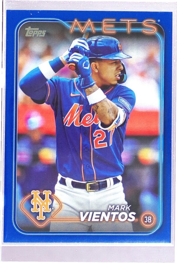 2024 Topps Mark Vientos Royal Blue #78 Mets