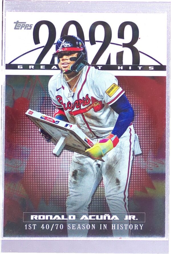 2024 Topps Ronald Acuna Jr. #23GH-5 Braves 2023 Greatest Hits