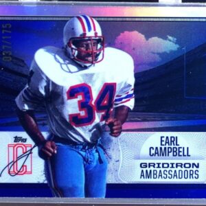 2024 Topps Signature Class Earl Campbell /175 #GA-29 Oilers Gridiron Ambassadors