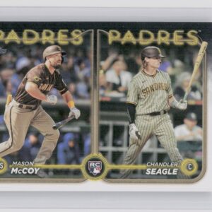 2024 Topps Update Chandler Seagle  / Mason McCoy RC #US227 Padres