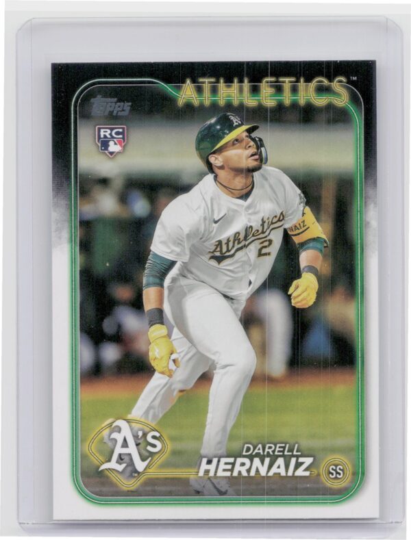 2024 Topps Update Darell Hernaiz RC #US132 Athletics