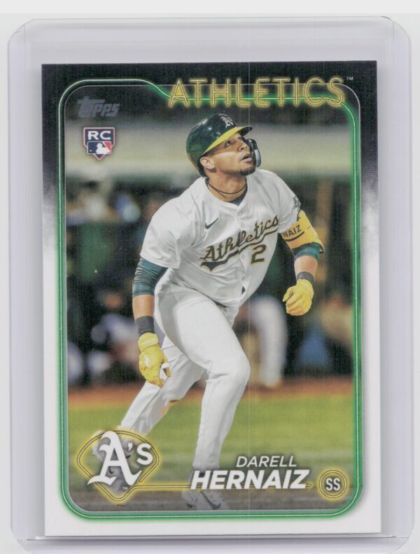 2024 Topps Update Darell Hernaiz RC #US132 Athletics