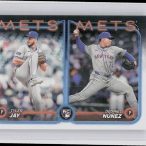 2024 Topps Update Dedniel Núñez / Tyler Jay RC #US82 Mets