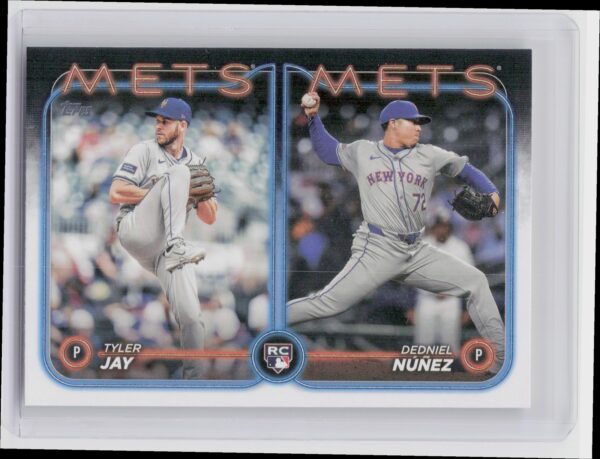 2024 Topps Update Dedniel Núñez / Tyler Jay RC #US82 Mets