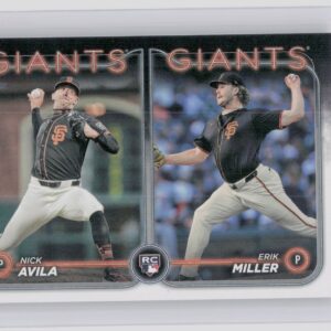 2024 Topps Update Erik Miller  / Nick Avila RC #US271 Giants