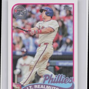 2024 Topps Update J.T. Realmuto #89US-9 Phillies 1989 Topps Baseball 35th