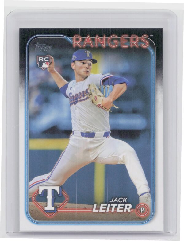 2024 Topps Update Jack Leiter RC #US156 Rangers