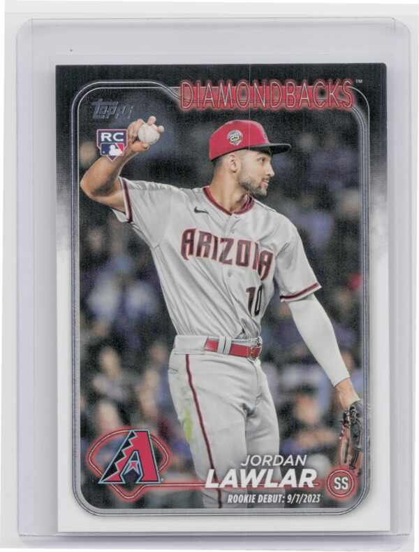 2024 Topps Update Jordan Lawlar #US41 Diamondbacks