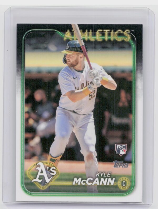 2024 Topps Update Kyle McCann RC #US37 Athletics