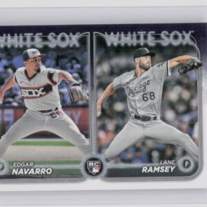 2024 Topps Update Lane Ramsey  / Edgar Navarro RC #US128 Sox