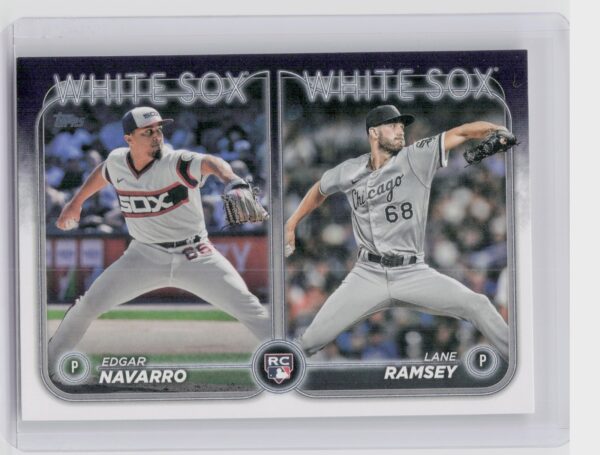 2024 Topps Update Lane Ramsey  / Edgar Navarro RC #US128 Sox